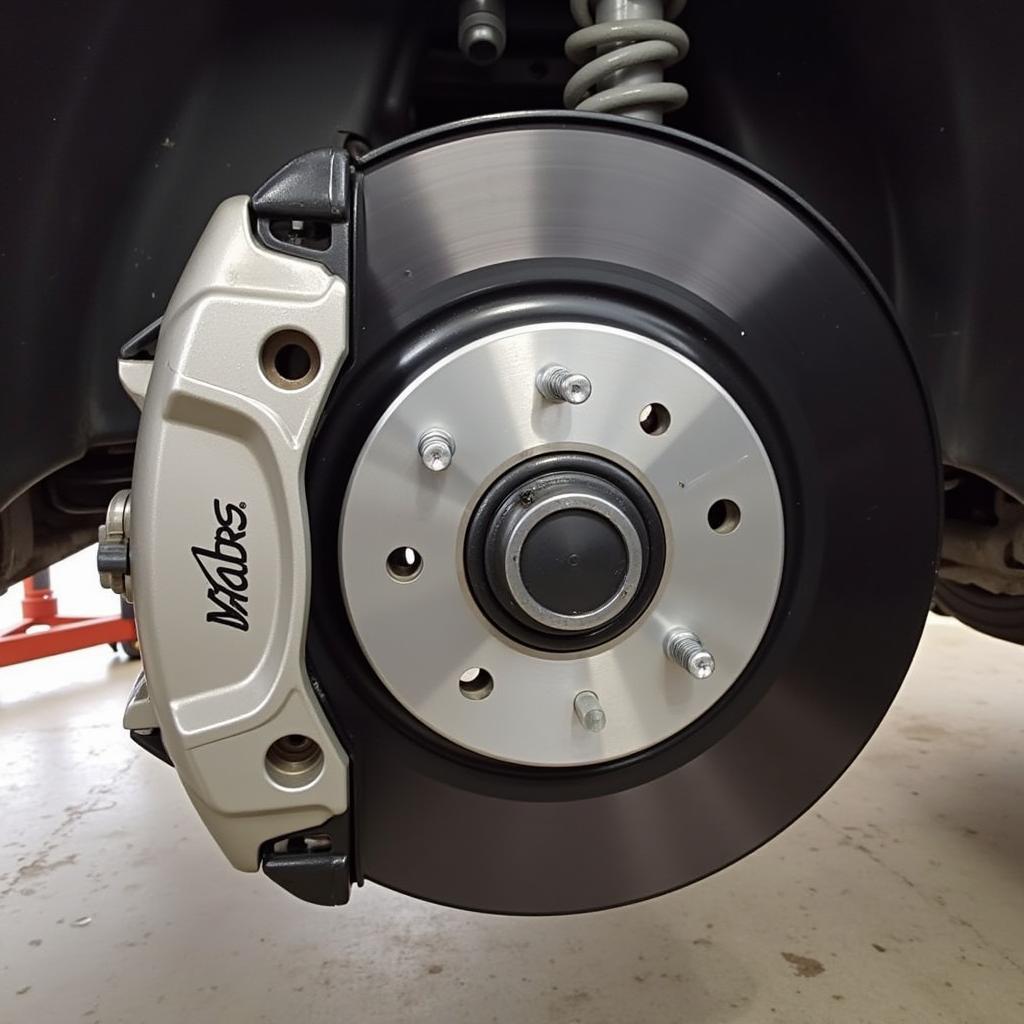 VW CC Brake System After Caliper Retraction