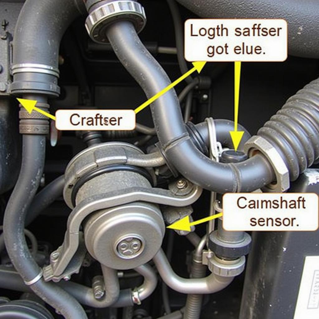 VW Crafter Crankshaft and Camshaft Position Sensor Location