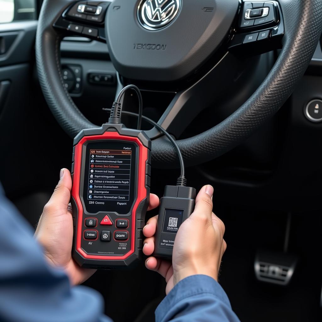 Using a Diagnostic Tool to Access VW Immobilizer