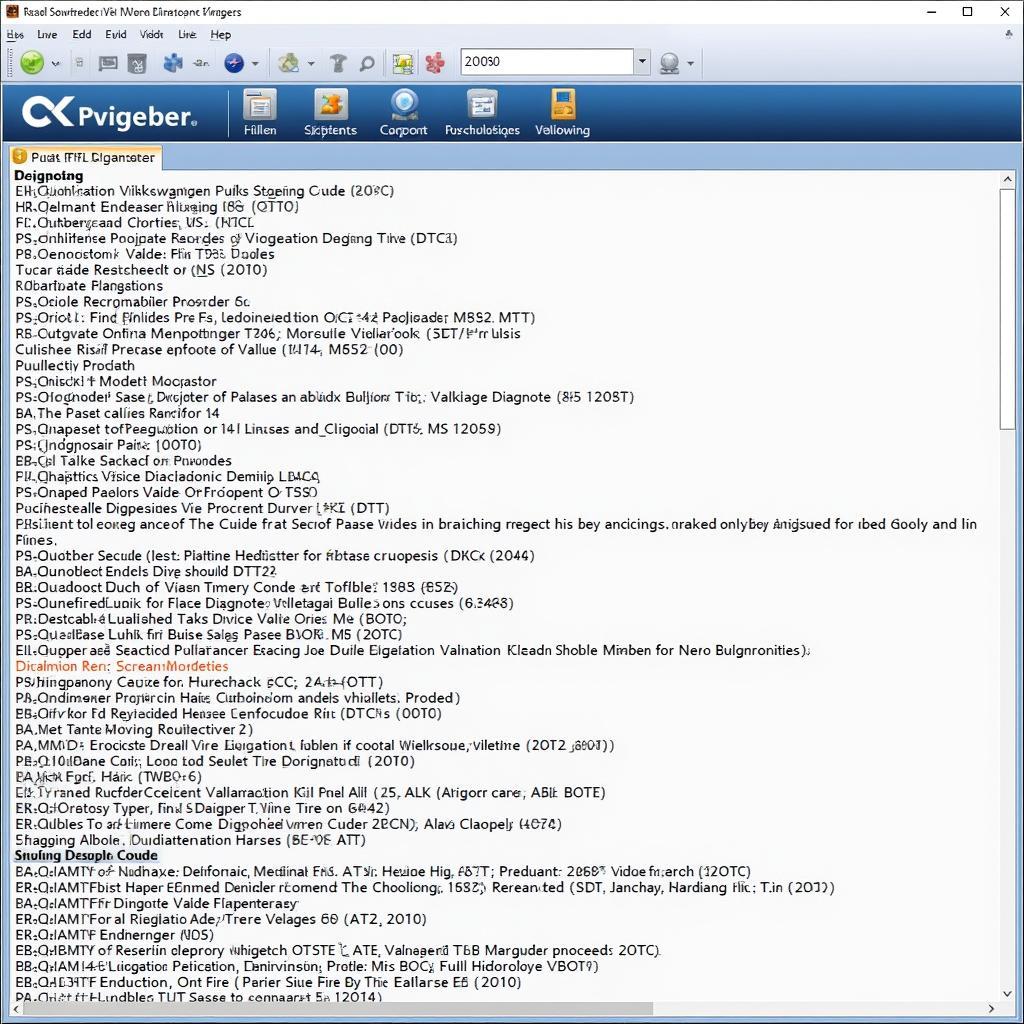 VW Diagnostic Trouble Codes