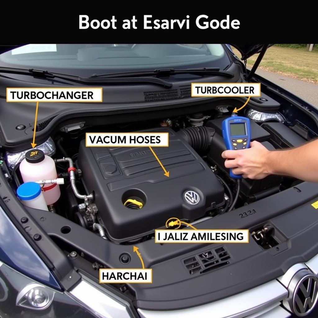 VW Engine Bay Inspection for P1550 Code