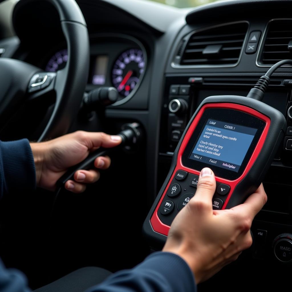 VW Fault Code Scanner in Action