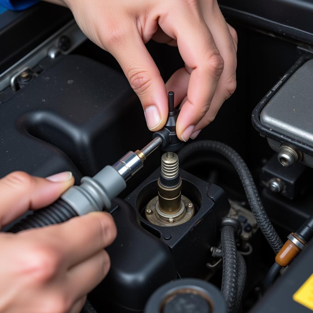 Replacing a Faulty Oxygen Sensor in a VW Fox