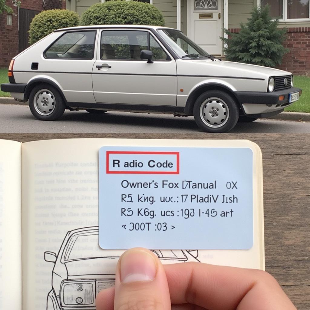 VW Fox Radio Code in Owner's Manual