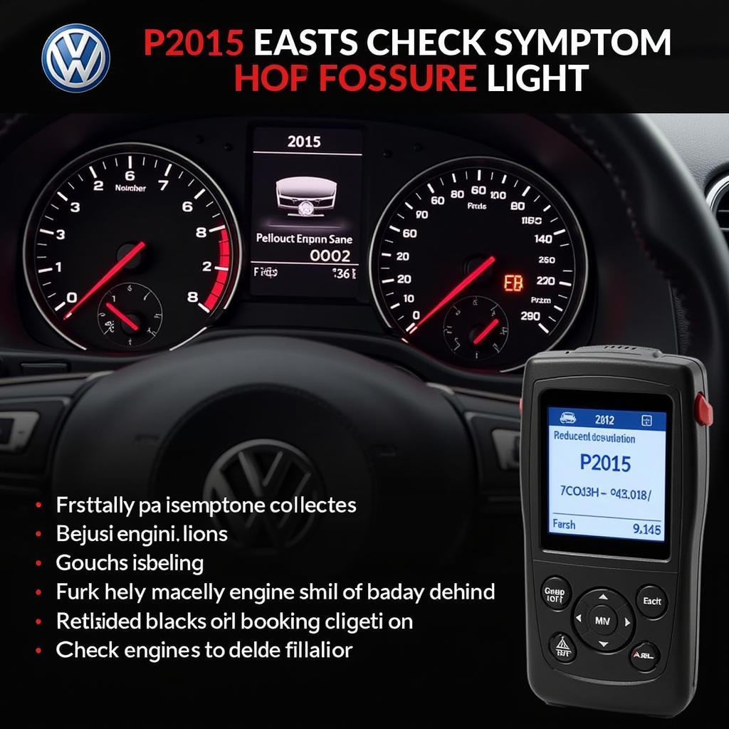 VW Golf GTI P2015 Fault Code Symptoms