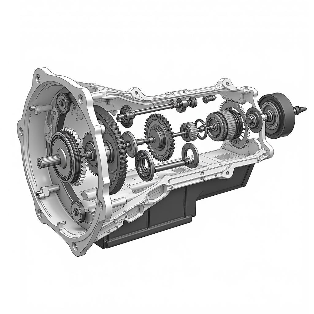 VW Golf Mk4 Gearbox Internal Components