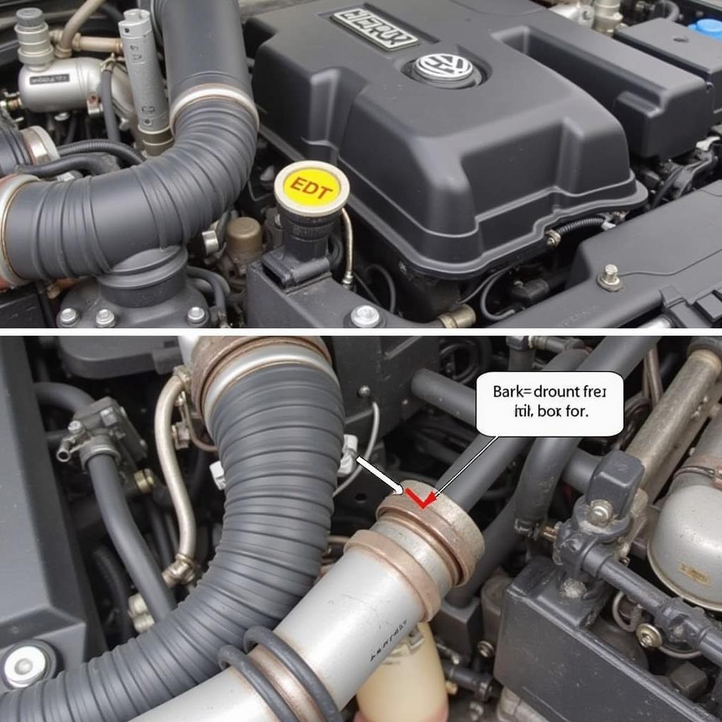 VW Golf Mk5 Oxygen Sensor Location Diagram