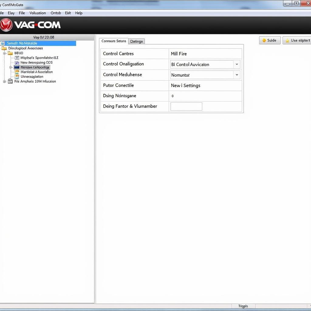 VW Golf Mk5 VAG-COM Software Interface