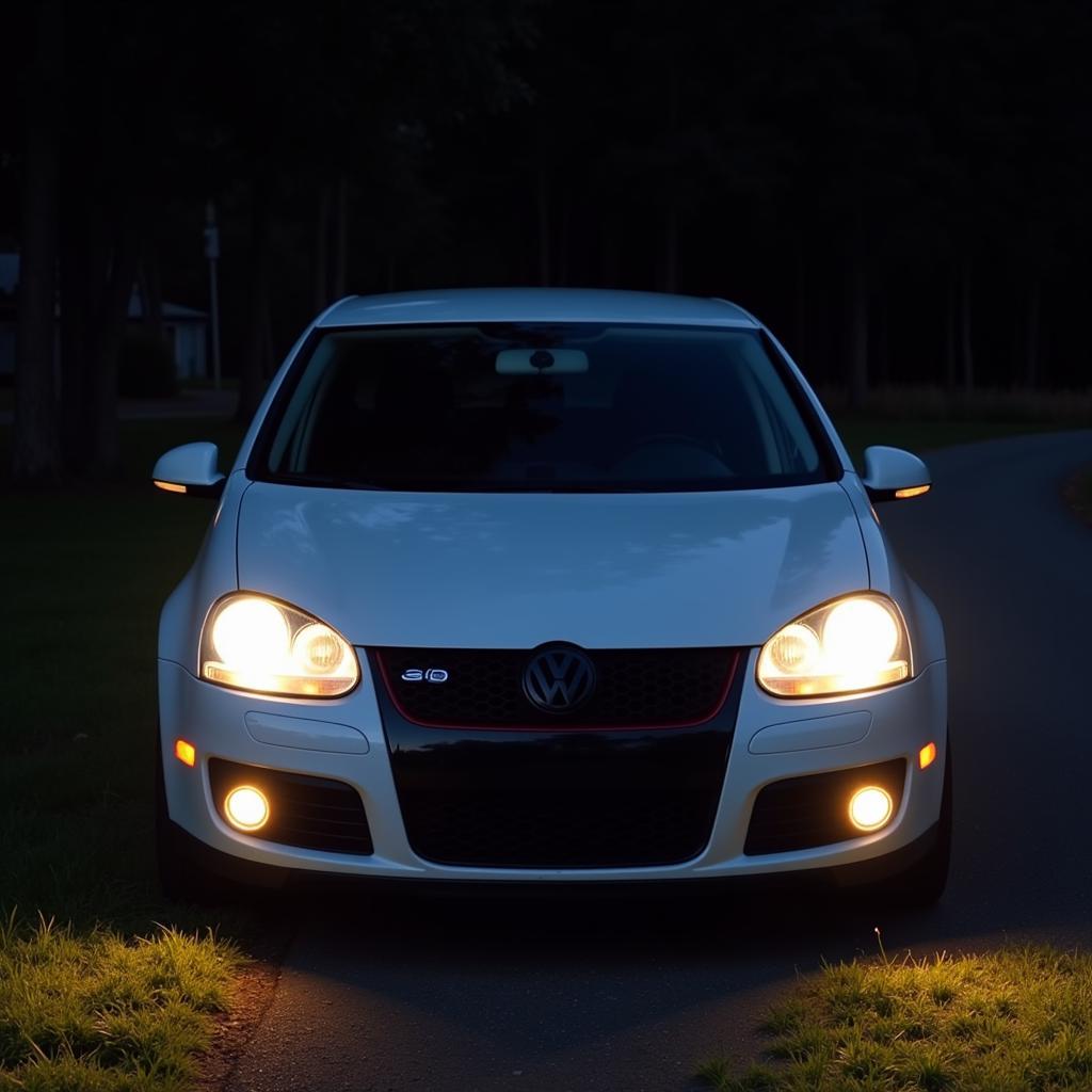 VW Golf Mk6 with activated cornering lights via VCDS