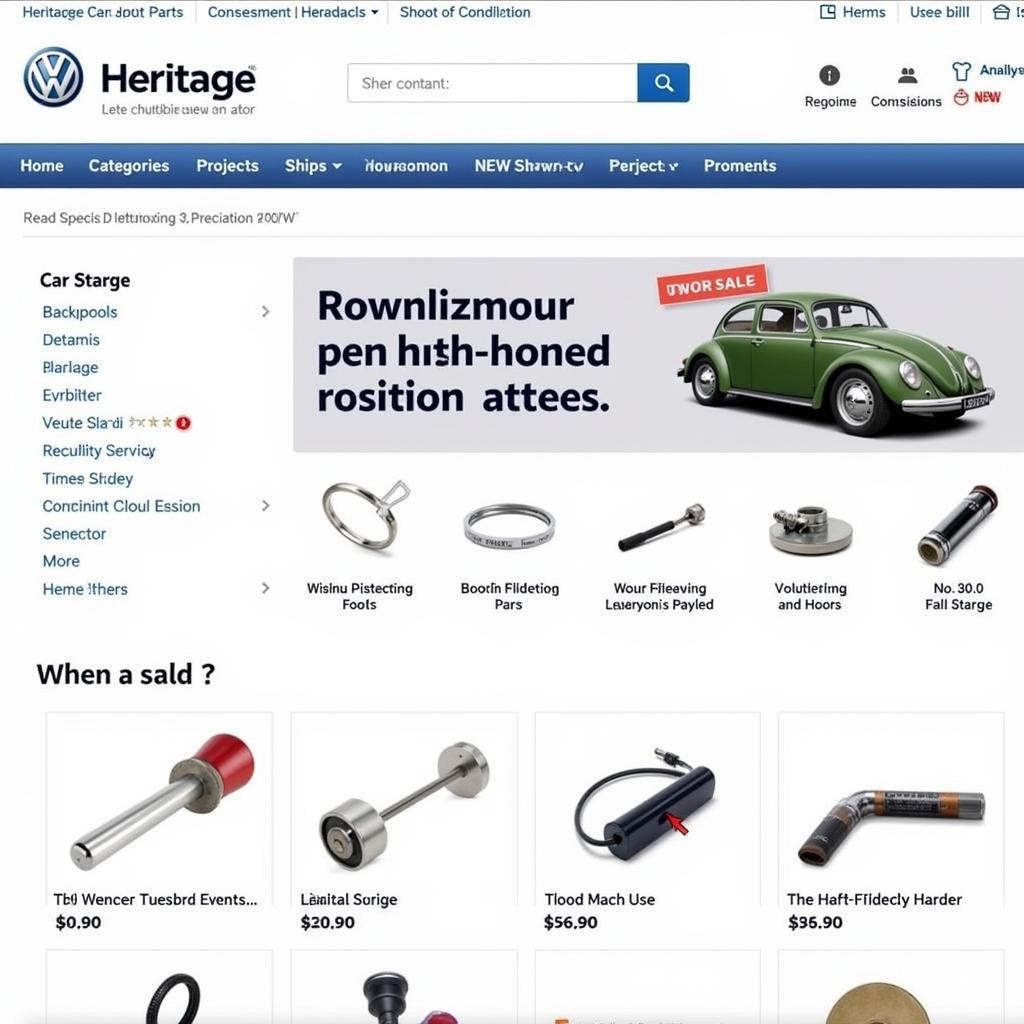 VW Heritage Online Shop