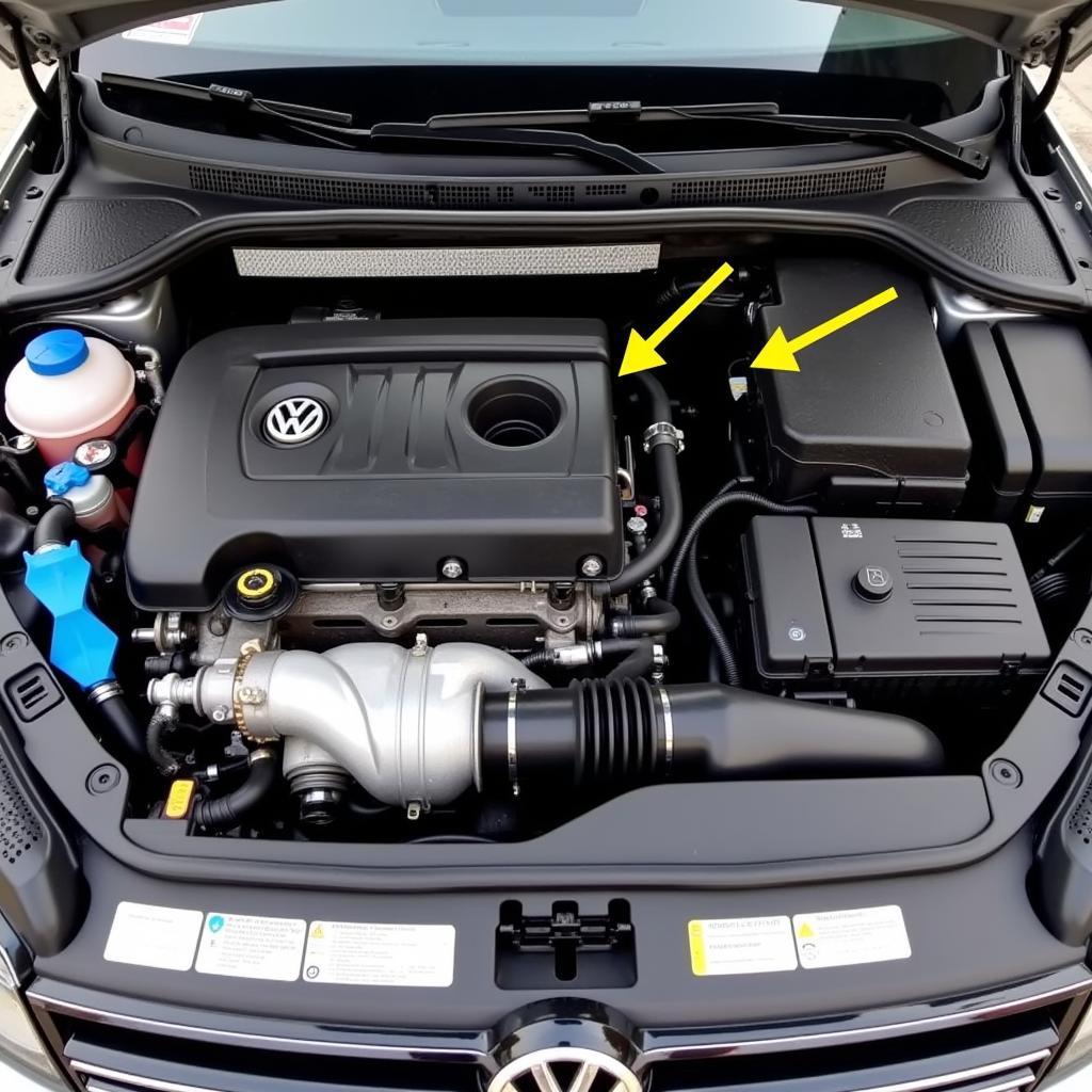 VW Jetta TDI Engine Bay Components