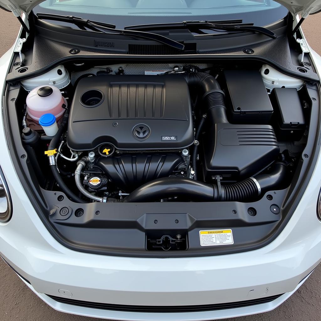 VW New Beetle Engine Compartment