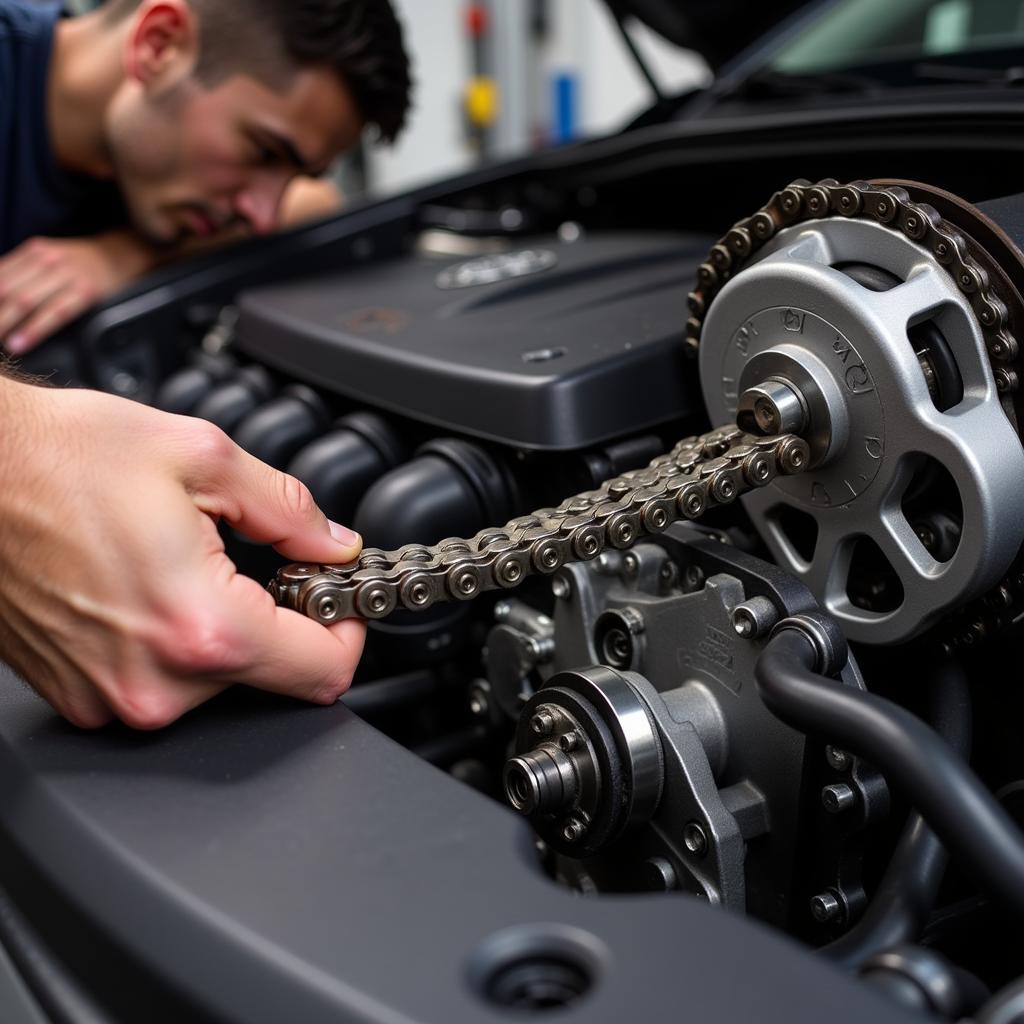 VW P0016 Timing Chain Inspection