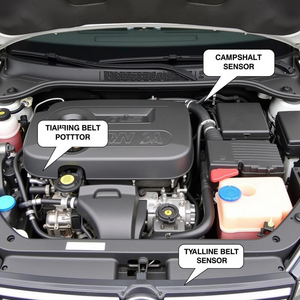 Crankshaft and Camshaft Position Sensors in a VW Engine