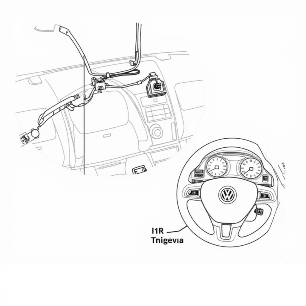 VW Passat Airbag System Components and Wiring Diagram