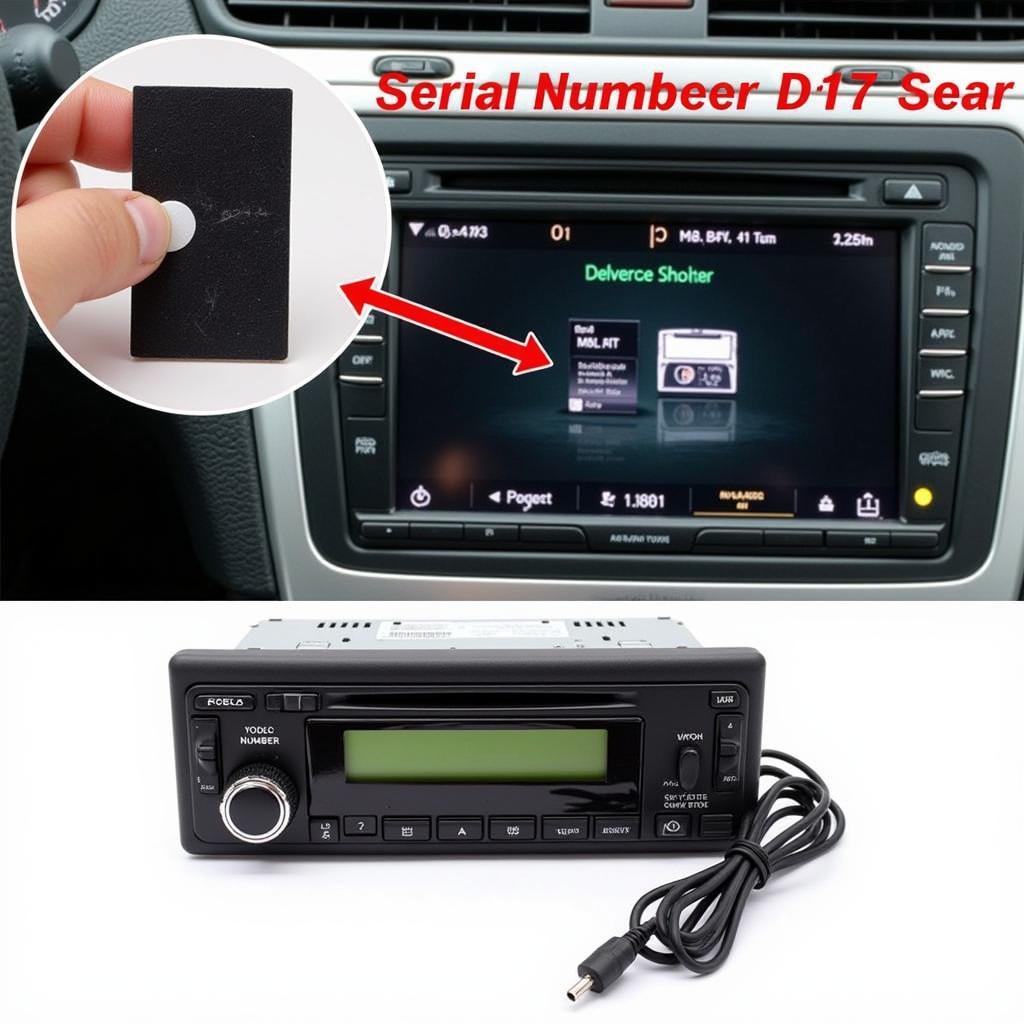 VW Passat B6 Radio Serial Number Location