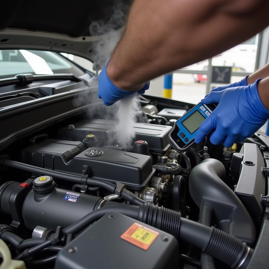 VW Passat EVAP System Smoke Test