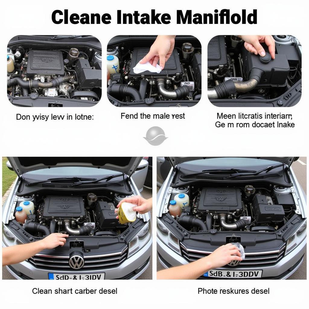 VW Passat Intake Manifold Cleaning