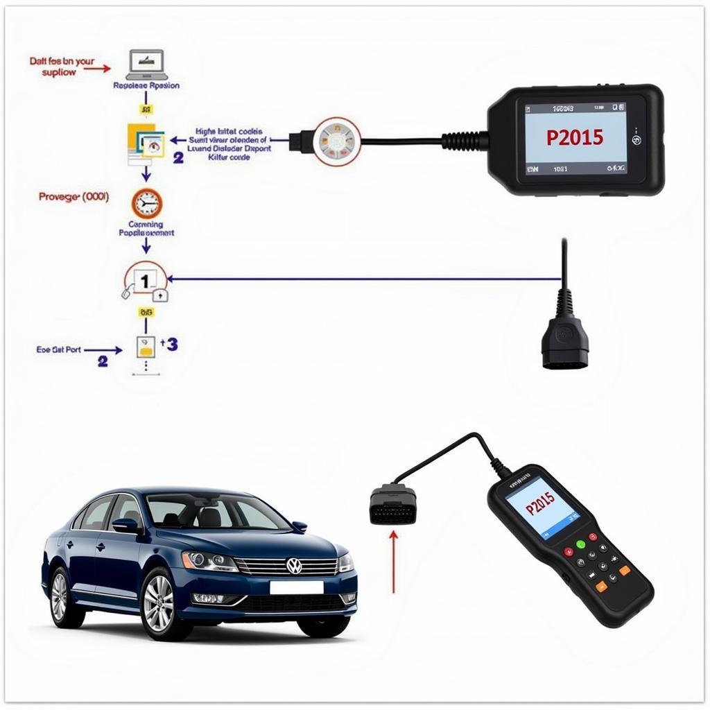 OBD-II Scan for VW Passat P2015 Code