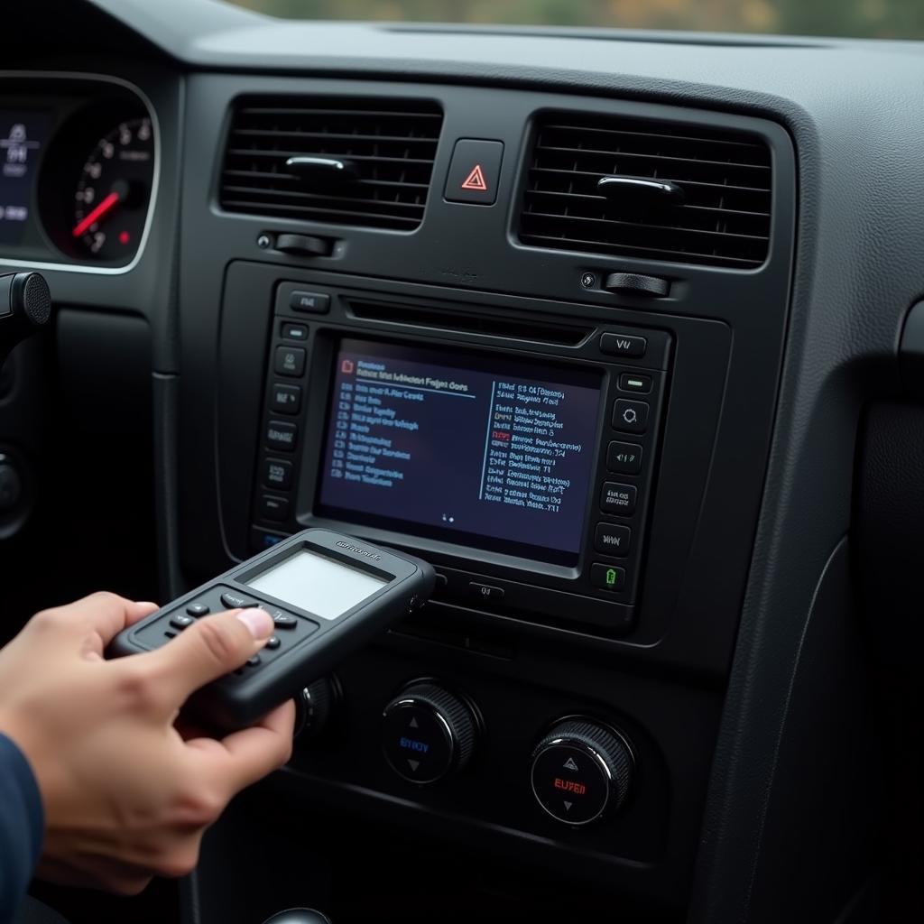 Using an OBD2 Scanner on a VW Rabbit