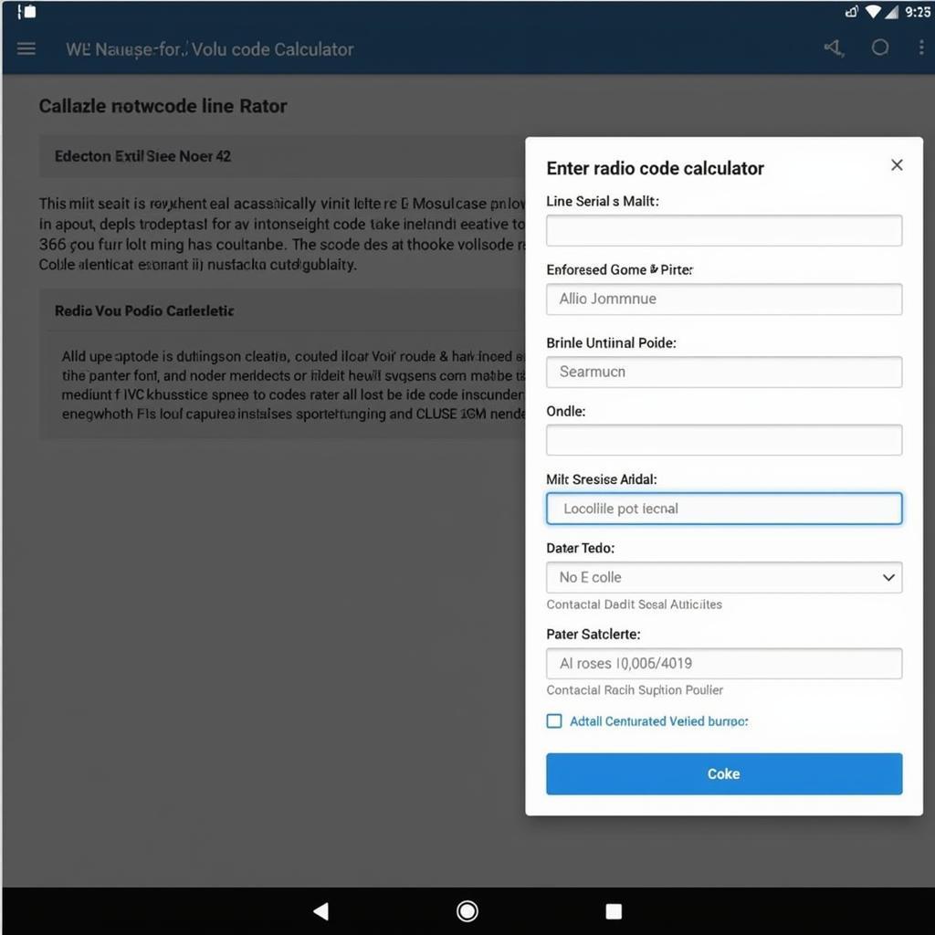 VW Radio Code Calculator Usage