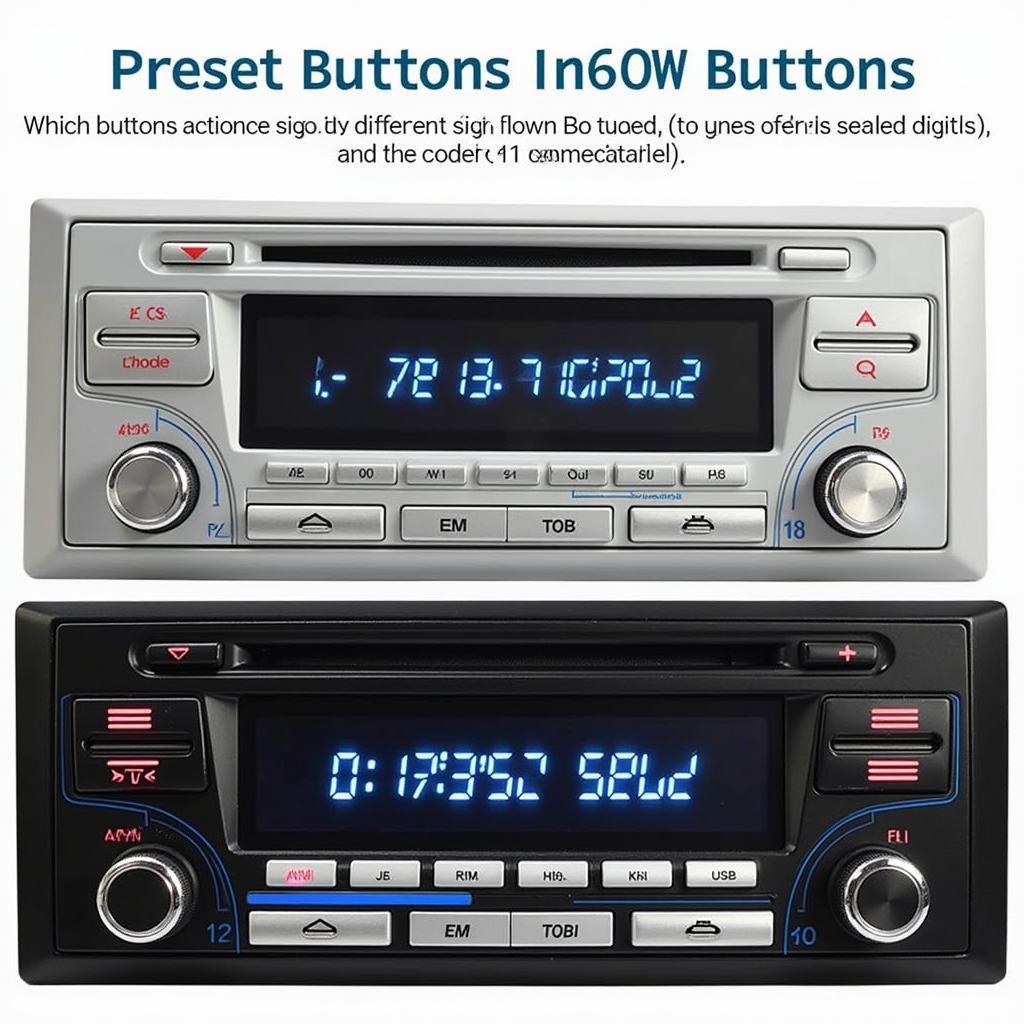 VW Radio Code Entry Example