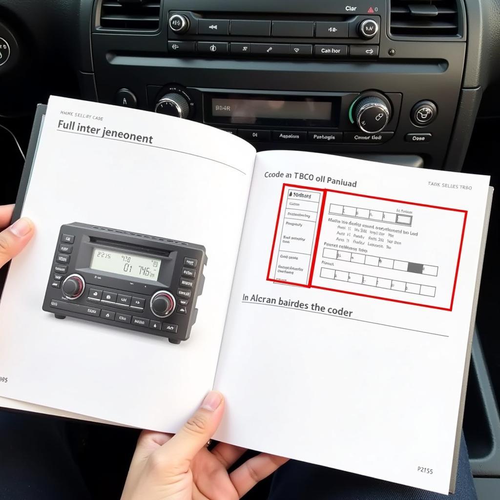 VW Radio Code Location in Owner's Manual