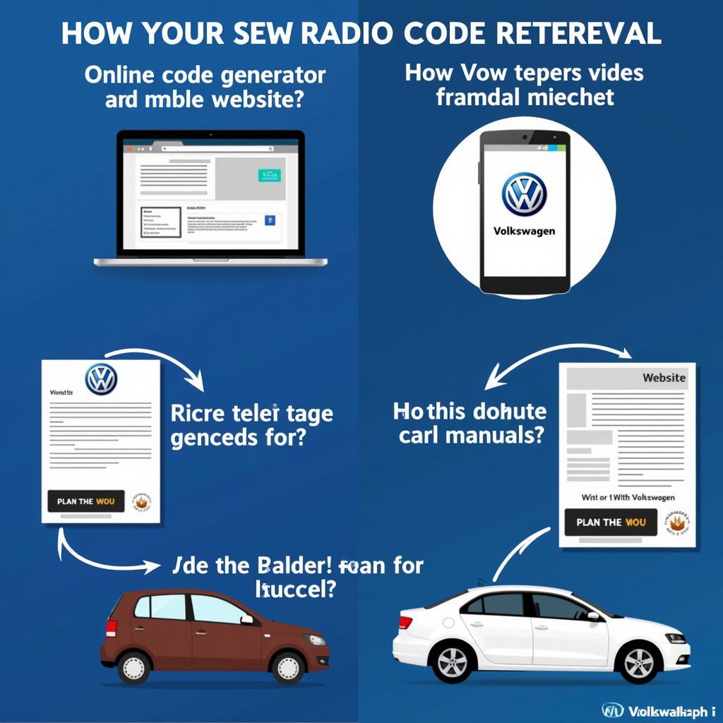 VW Radio Code Retrieval Methods