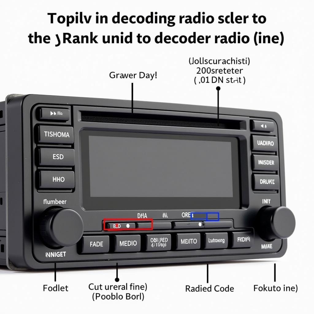 VW Radio Decoding Serial Number