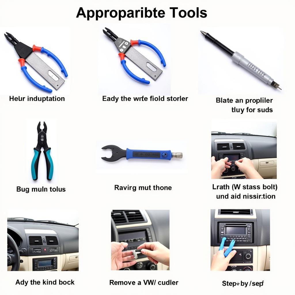 VW Radio Removal Tools and Process