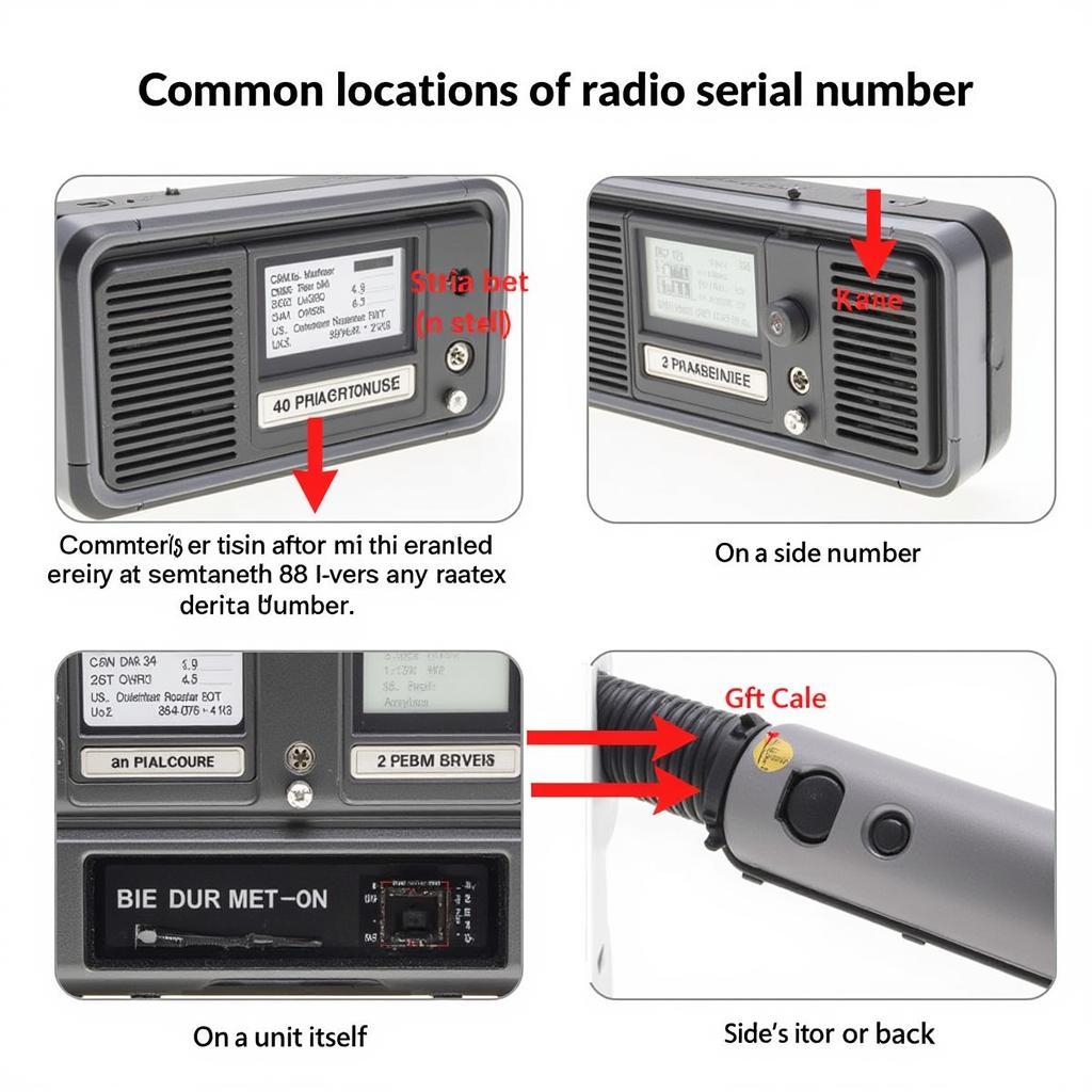 VW Radio Serial Number Locations