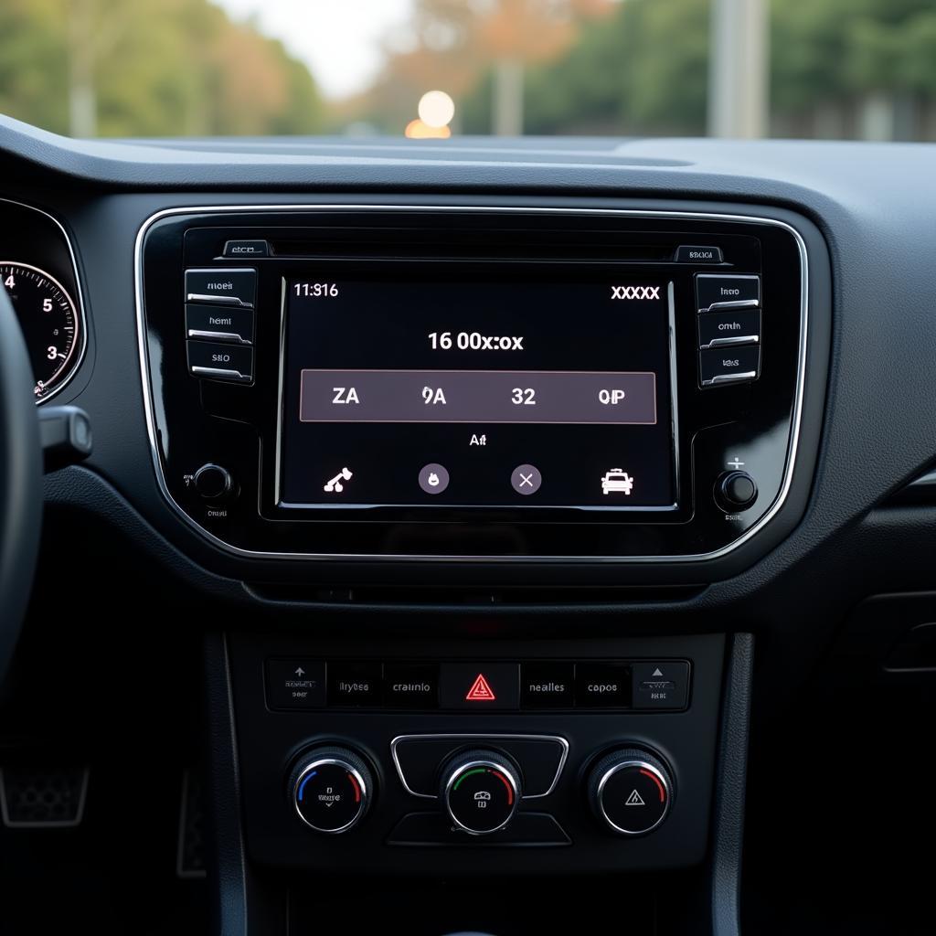 VW Radio Displaying Code Entry Screen