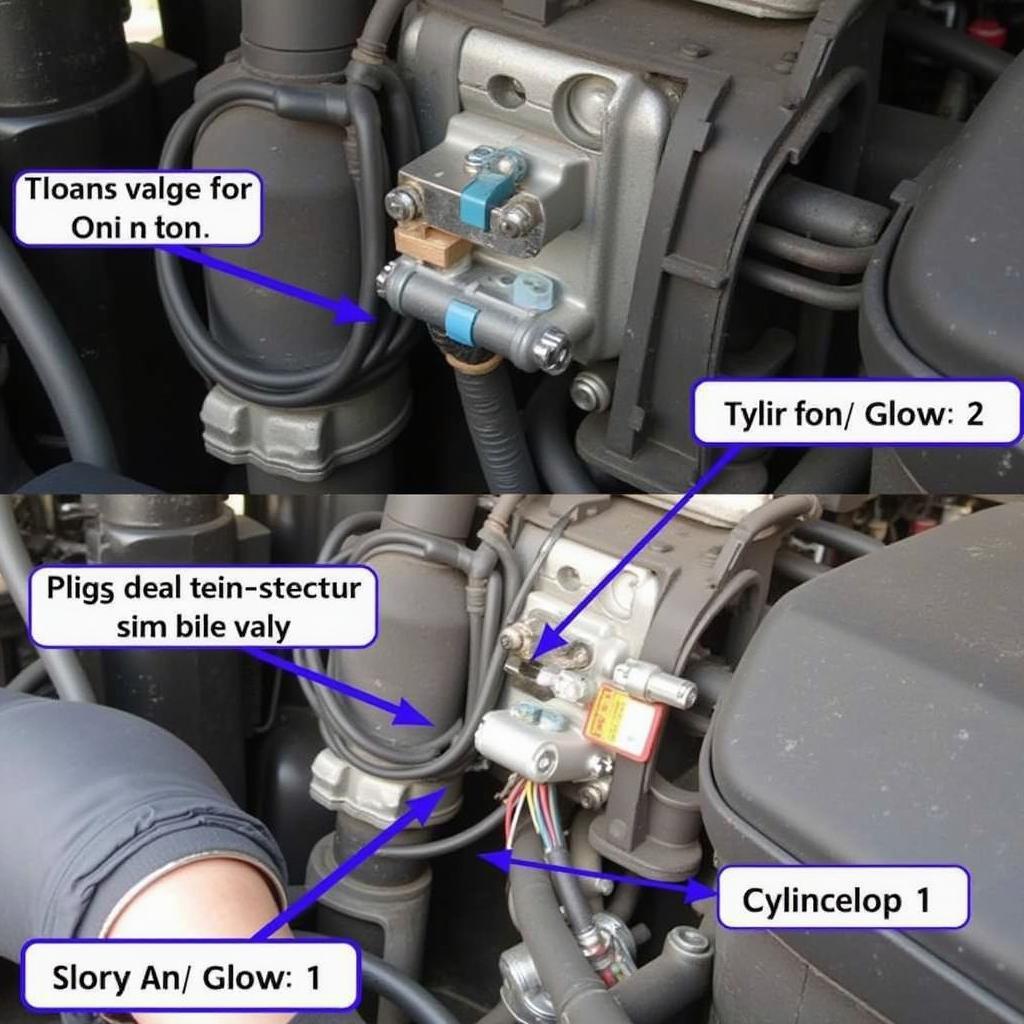 VW T5 Glow Plug Location on Cylinder 1