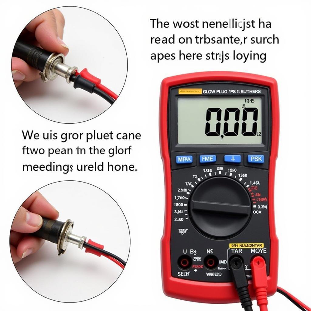 Testing a VW T5 Glow Plug with a Multimeter