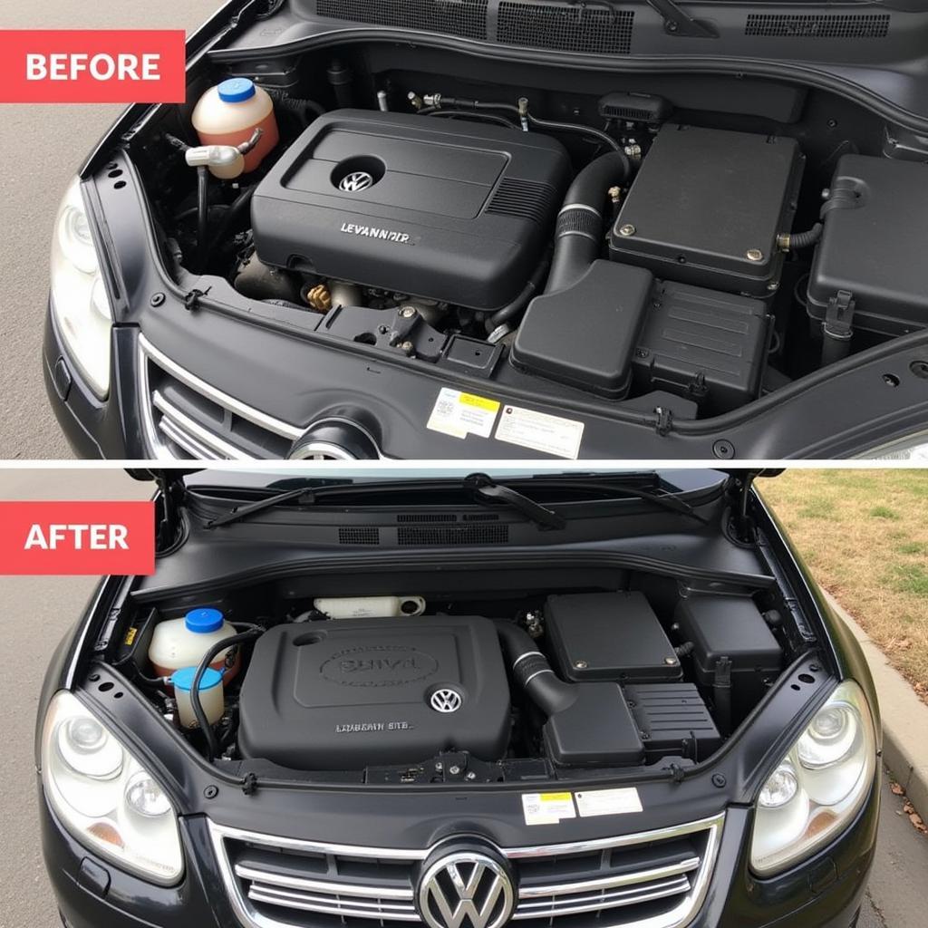 VW TDI Engine After Repair