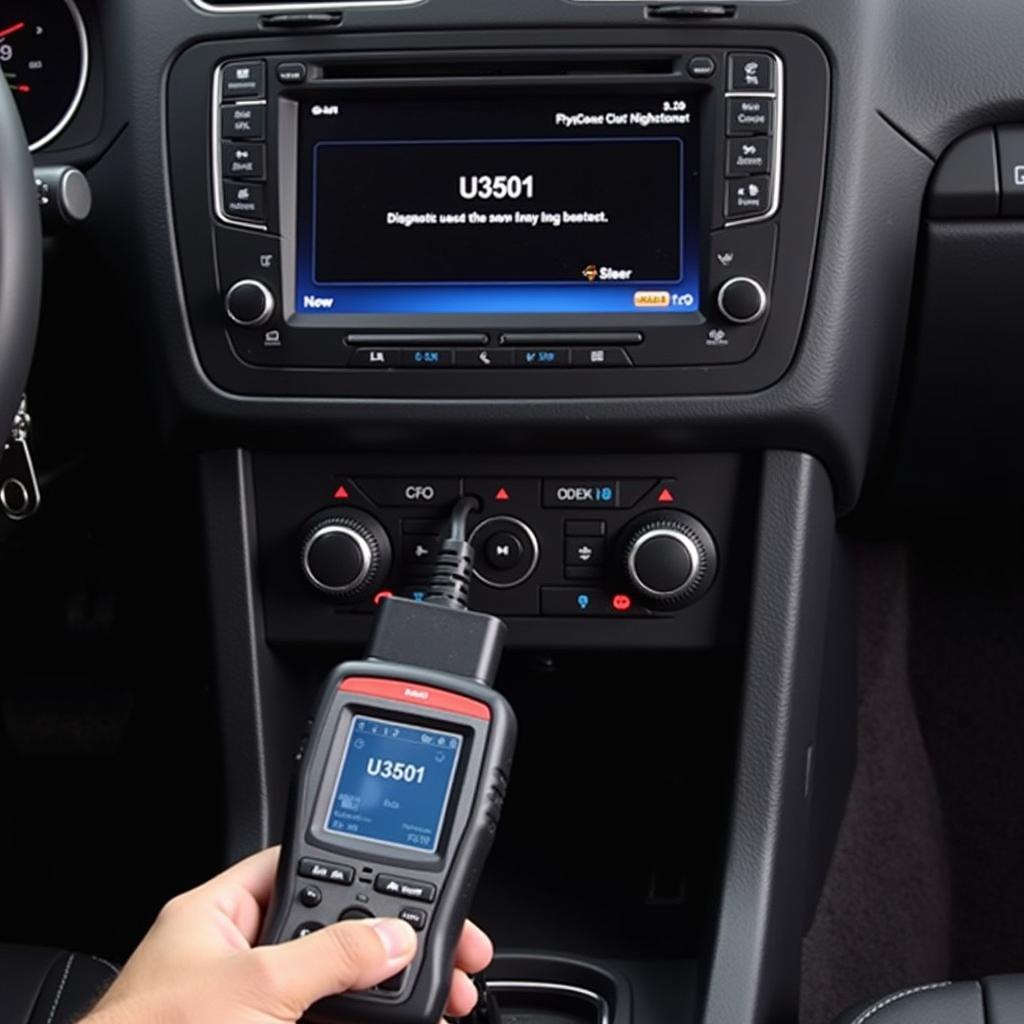 Connecting OBD2 Scanner to VW Tiguan to Diagnose U3501