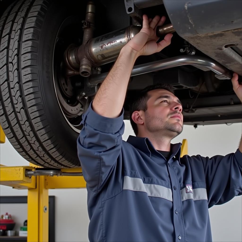 Replacing a Catalytic Converter on a VW Touareg 3.2