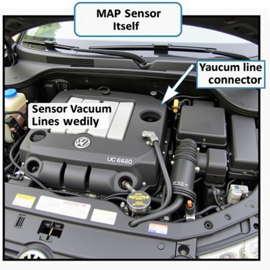 VW Touareg MAP Sensor Location