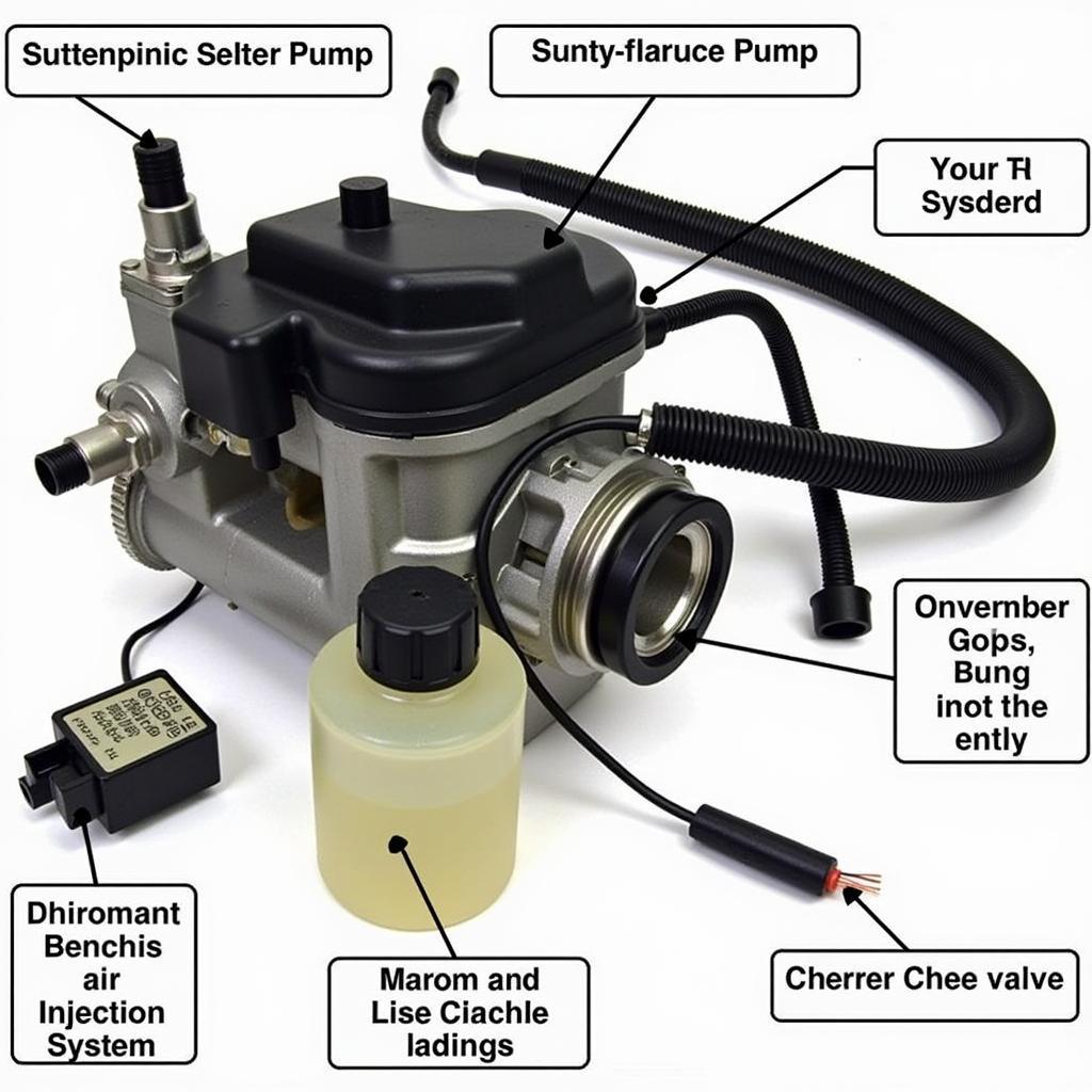 VW Touareg Secondary Air Injection System Components