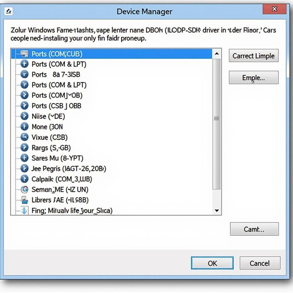 Windows Device Manager displaying Ross-Tech HEX-USB driver