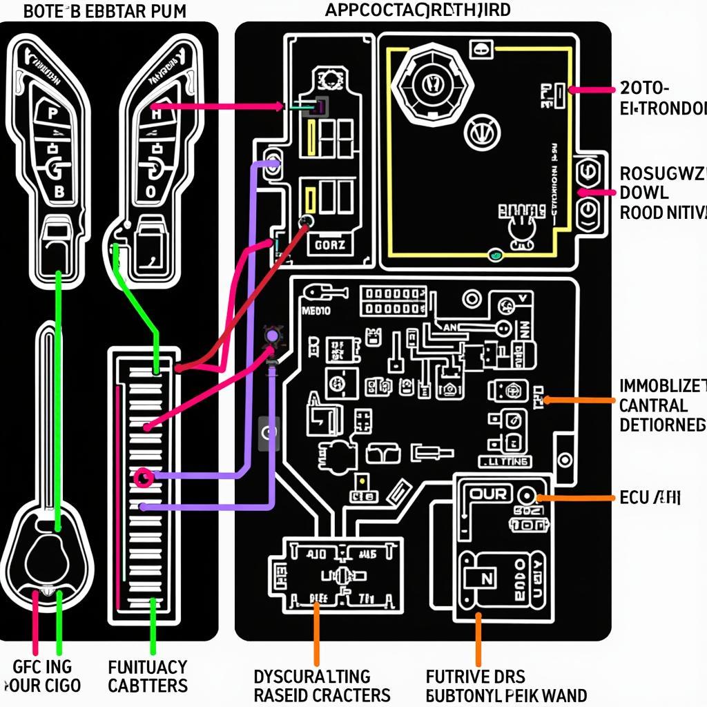 VW Immobilizer System Wiring Diagram