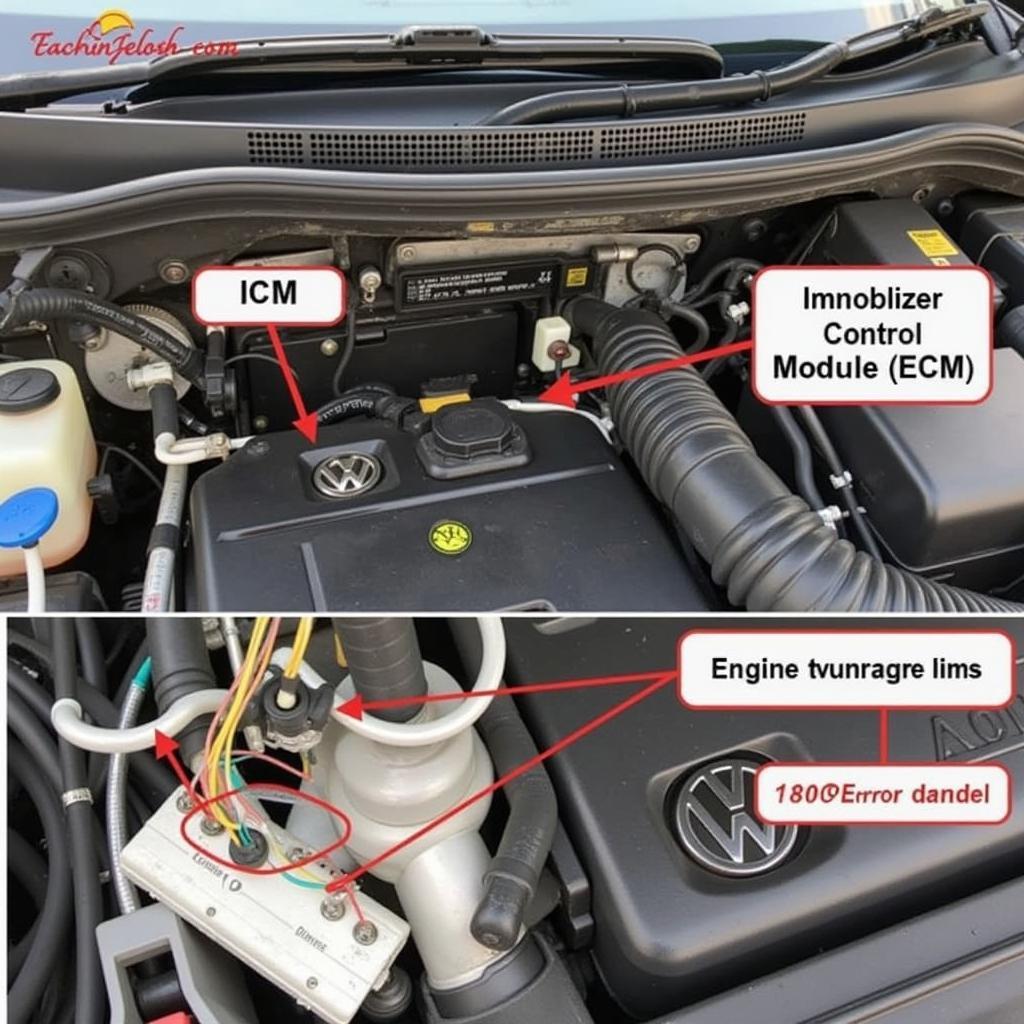 Wiring Harness in a 2001 VW Jetta