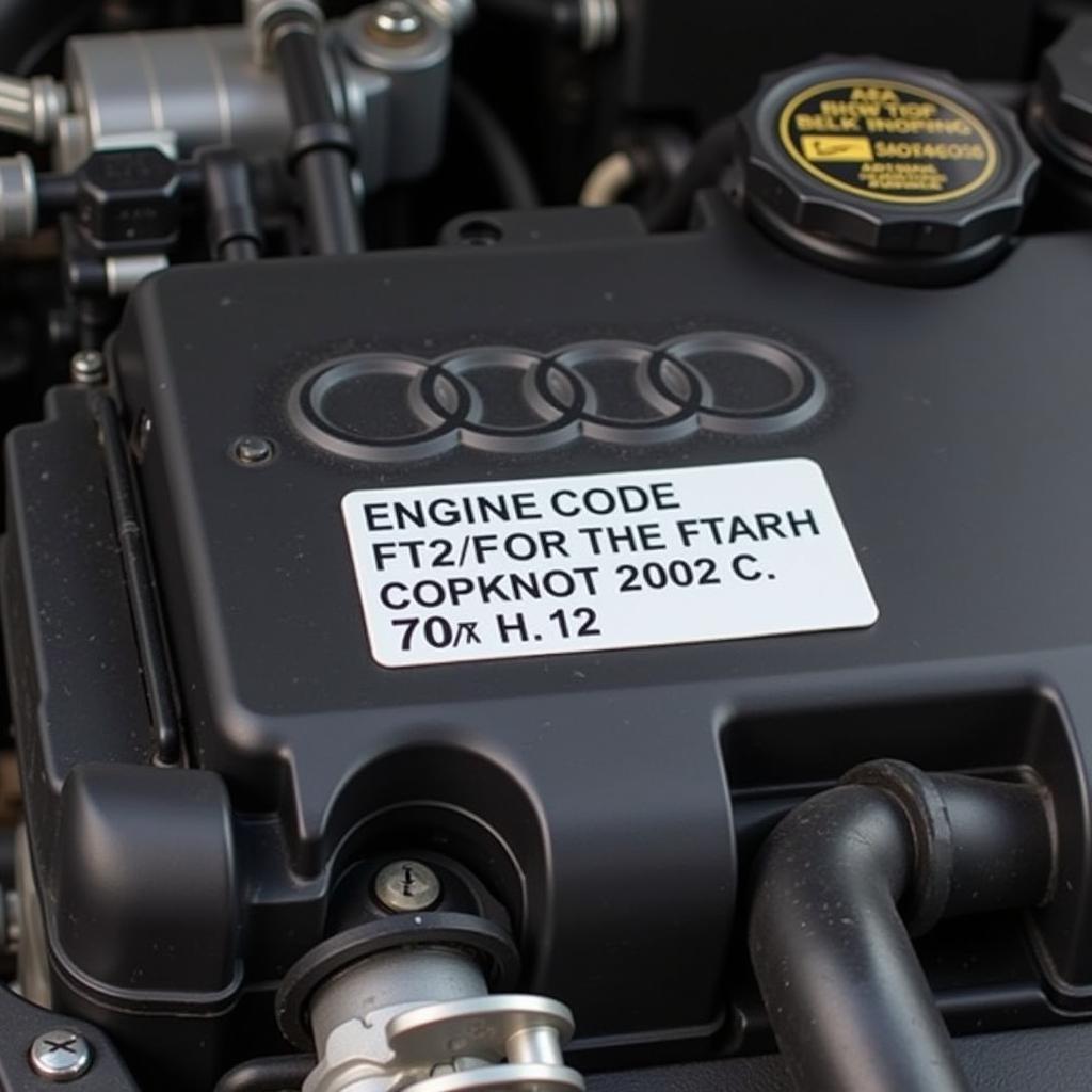 2002 Audi TT Engine Code Location: A Comprehensive Guide