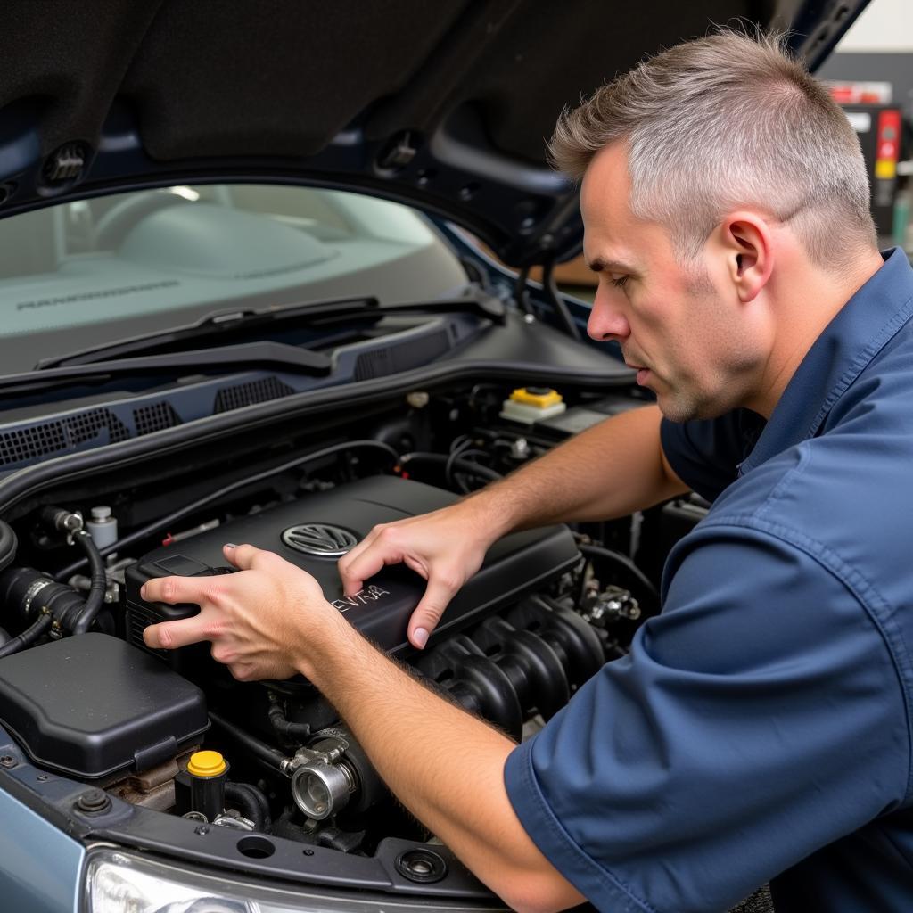 Inspecting the EVAP System in a 2002 VW Jetta