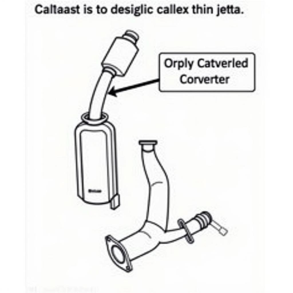 2004 VW Jetta Catalytic Converter Location