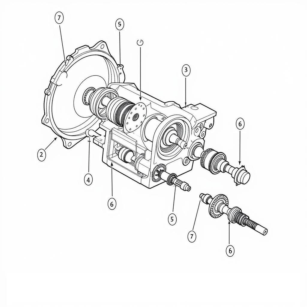 2006 VW Beetle Transmission Components