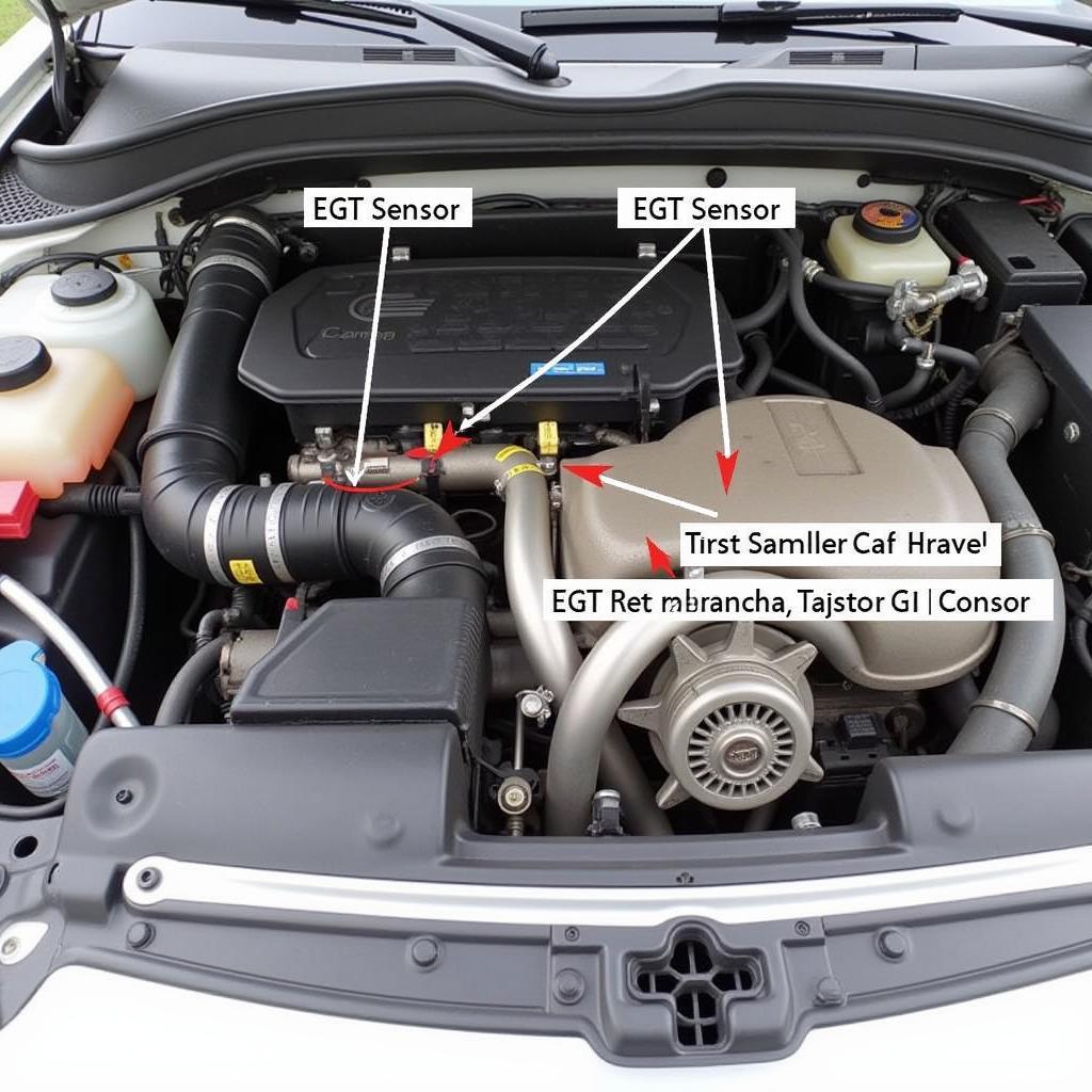 Audi 2001 TT EGT Sensor Location