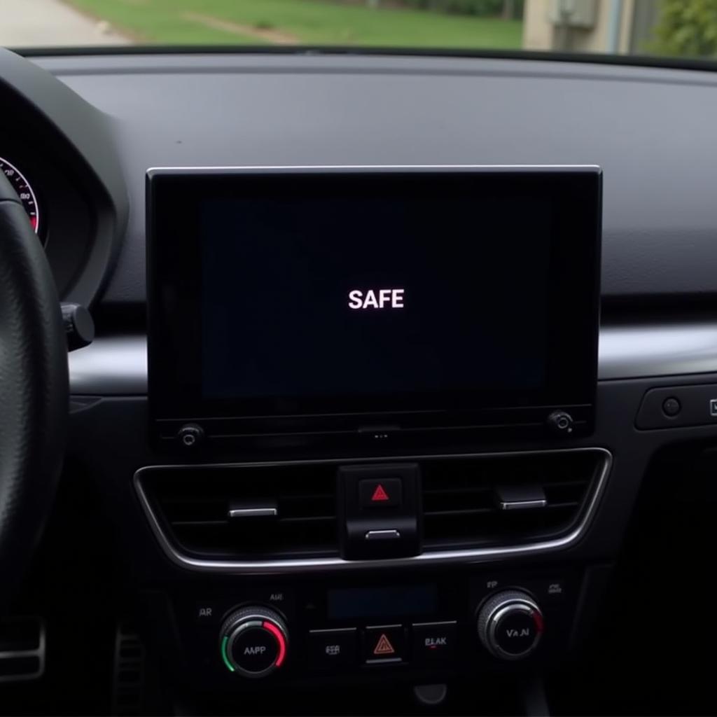 Audi A3 Radio in Safe Mode