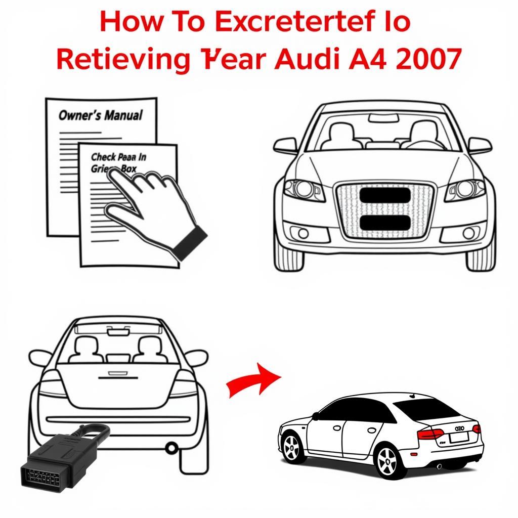 Retrieving the Audi A4 2007 Radio Code