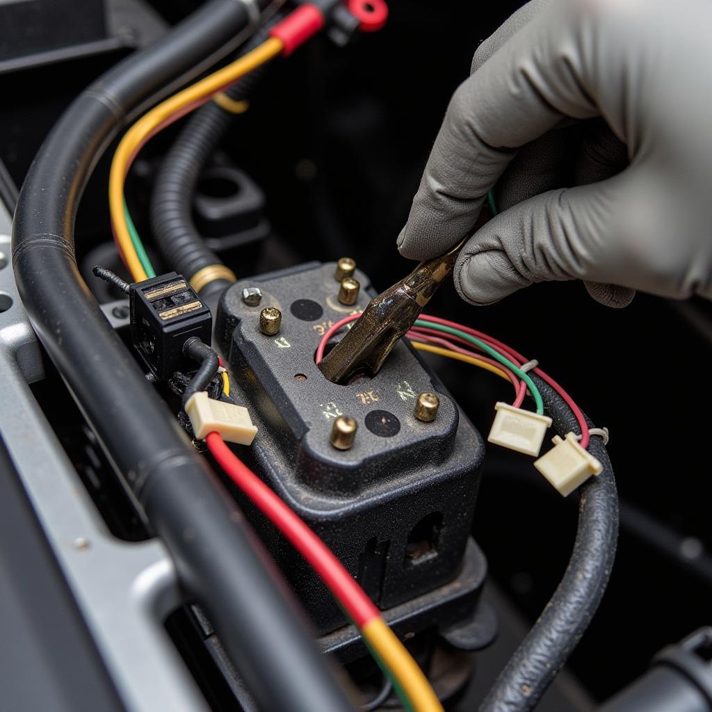 Audi A4 Wiring Harness Inspection